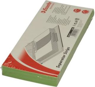 Esselte Separator kartonowy 1/3 A4 100szt. zielony (ET6958)