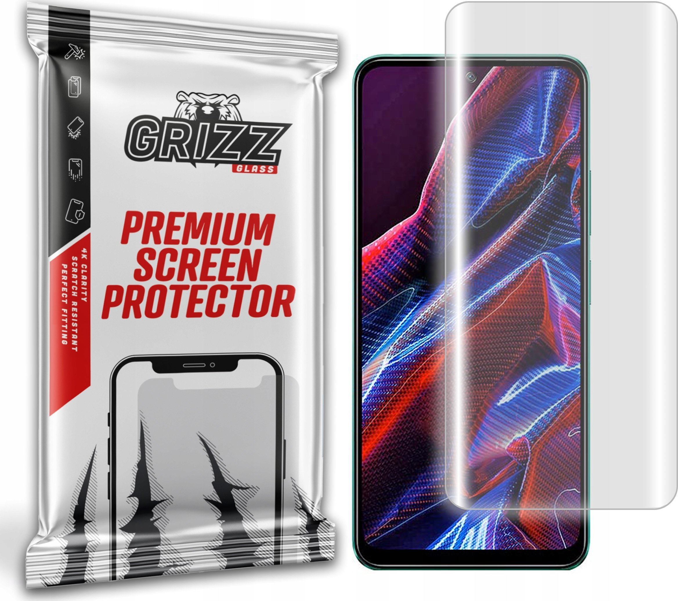 GrizzGlass Folia hydrożelowa GrizzGlass Hydrofilm do POCO X5