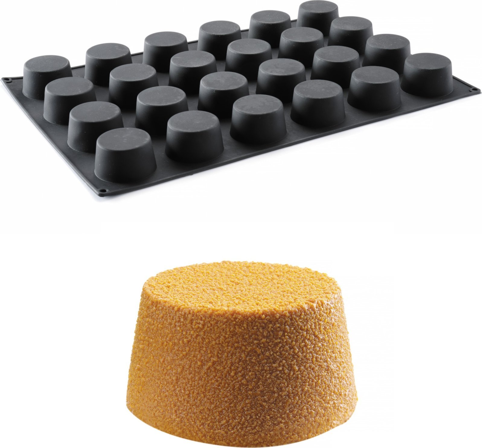 Hendi Forma silikonowa do pralin musów wypieków 570 x 375 mm - muffiny Forma silikonowa do pralin musów wypieków 570 x 375 mm - muffiny