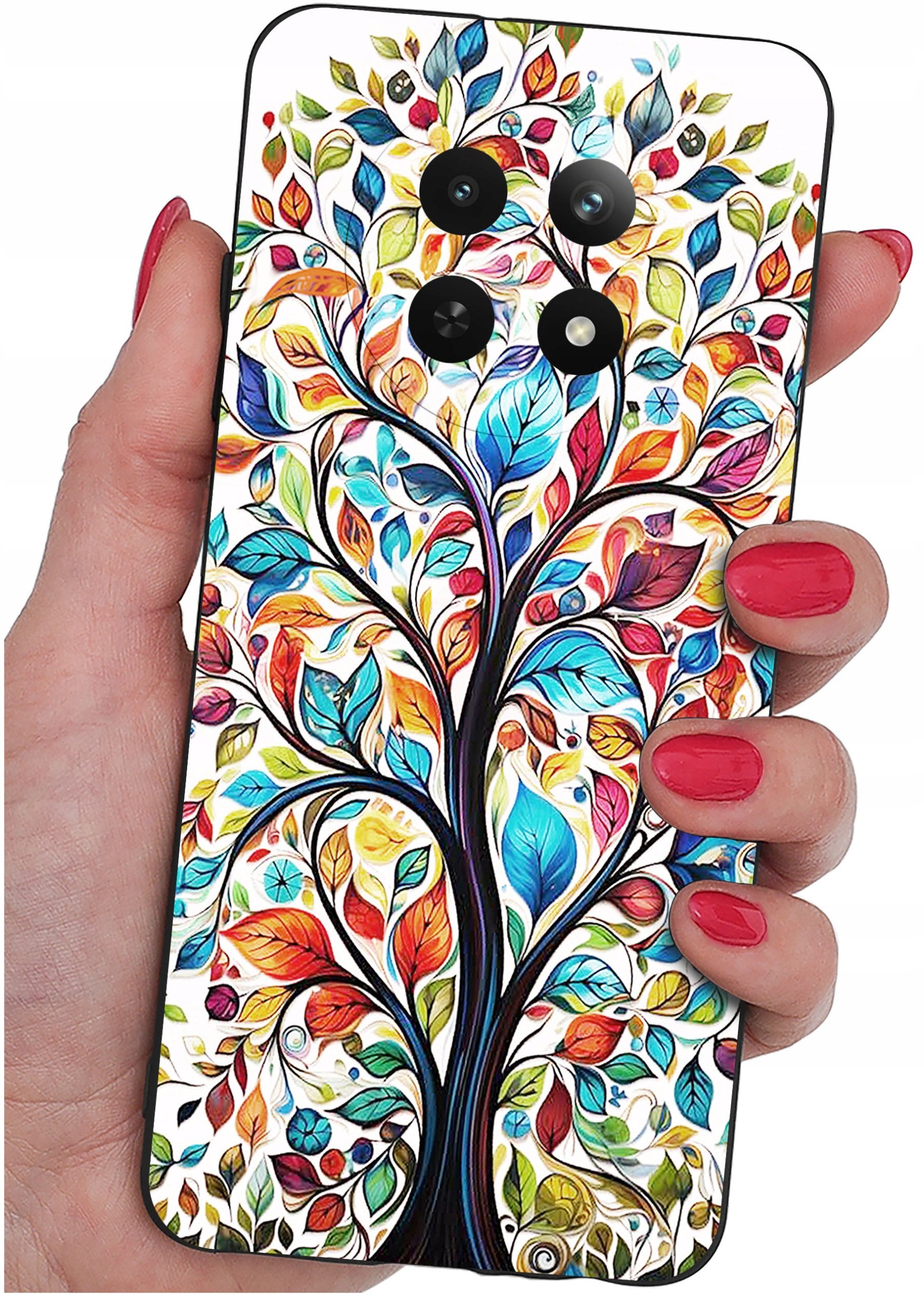 Etui do Realme 12 5G | 12x 5G WZORY |SILIKONOWE MATT CASE + SZKŁO 9H