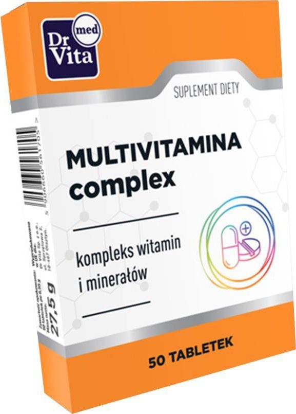 Dr Vita Dr Vita Multivitamina Complex suplement diety 50 tabletek