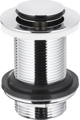 KFA SPUST UMYWALKOWY TYPU KLIK-KLAK, MAŁY BEZ PRZELEWU, CHROM