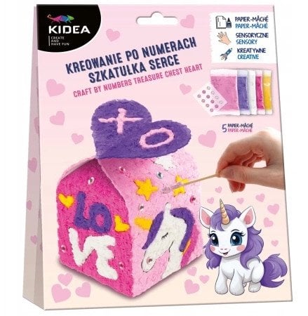 ZEST KREAT KREOWANIE PO NUMER SZKATUL SERCE KIDE