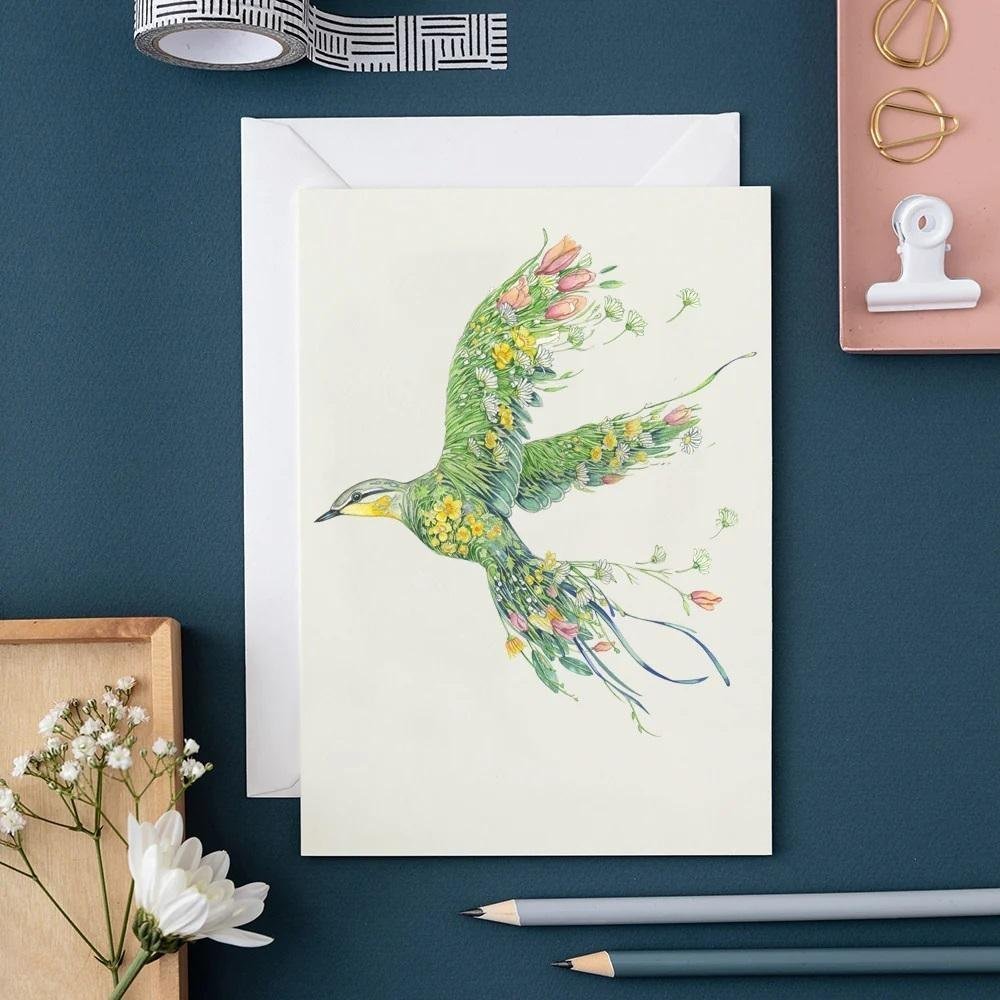 DM Collection Karnet A152 B6 + koperta Pliszka żółta