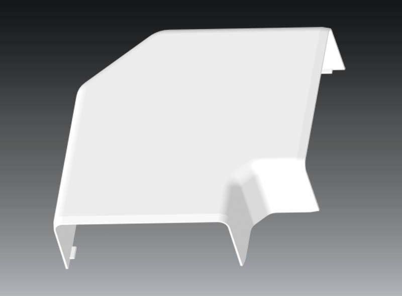 Kopos Pokrywa kątowa EKD biała 80 x 40mm (8503)