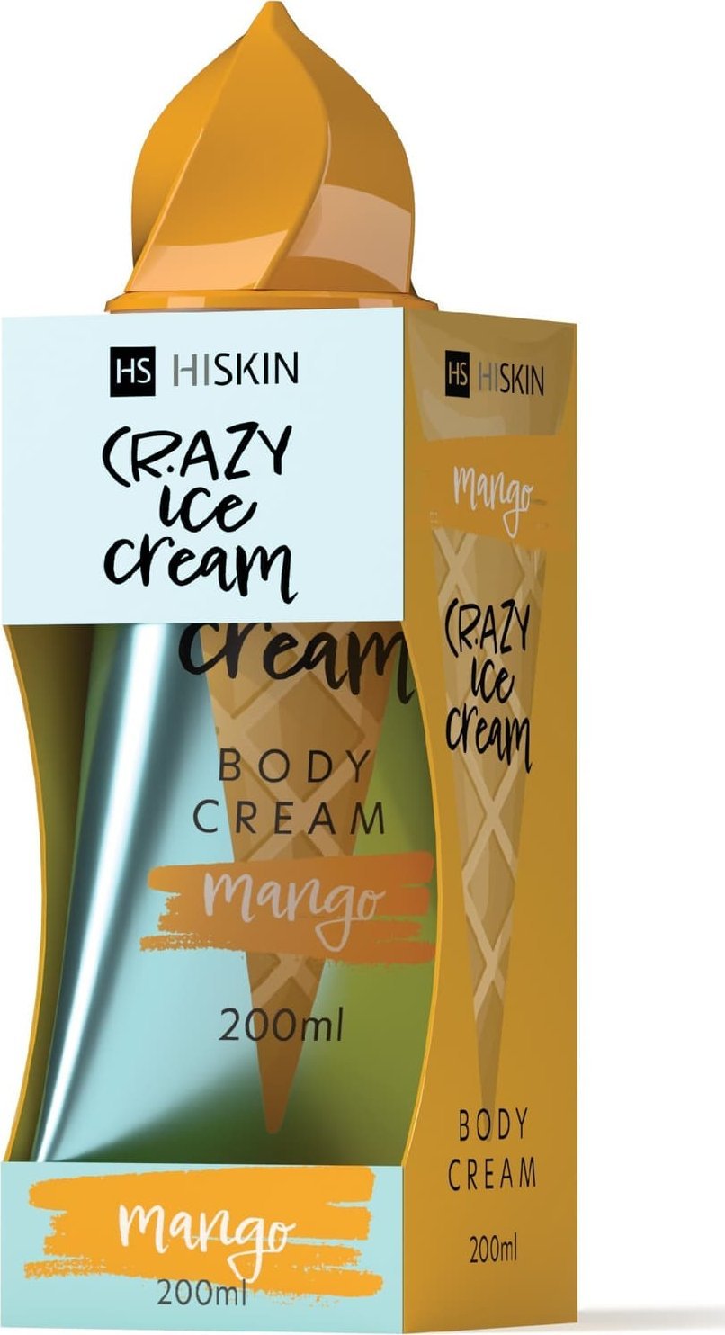 HiSkin HISKIN Crazy Ice Cream Krem do ciała - Mango 200 ml