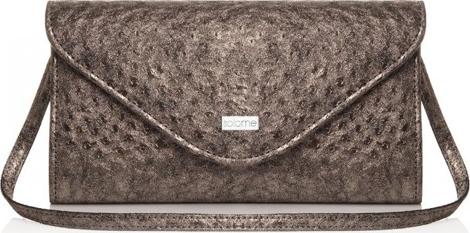 Solome ZŁOTA KOPERTÓWKA TOREBKA DAMSKA SOLOME S5