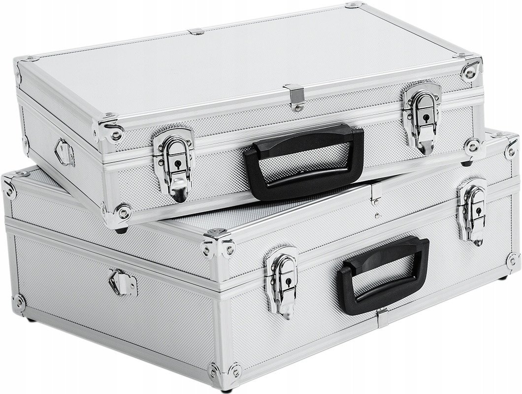 Walizki aluminiowe 2 sztuki