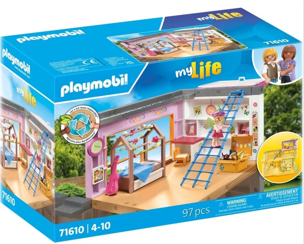 Figurka Playmobil Zestaw figurek My Life 71610 Pokój dziecięcy