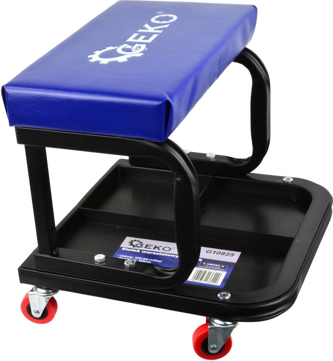 Geko Stołek warsztatowy z półką (G10825)