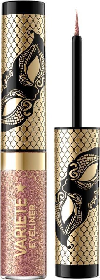 XXXX__Eveline Cosmetics (Eveline) Variete kolorowy eyeliner w kałamarzu 01 Sparkle Gold 4ml