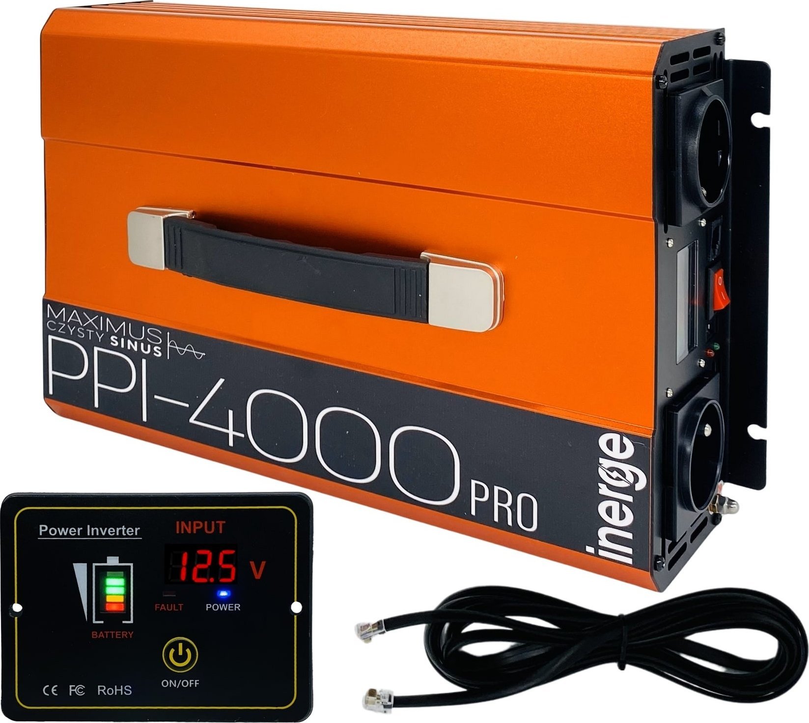 Przetwornica Inerge Przetwornica napięcia Maximus PPI-4000 PRO 12VDC/230VAC 4000VA/2000W