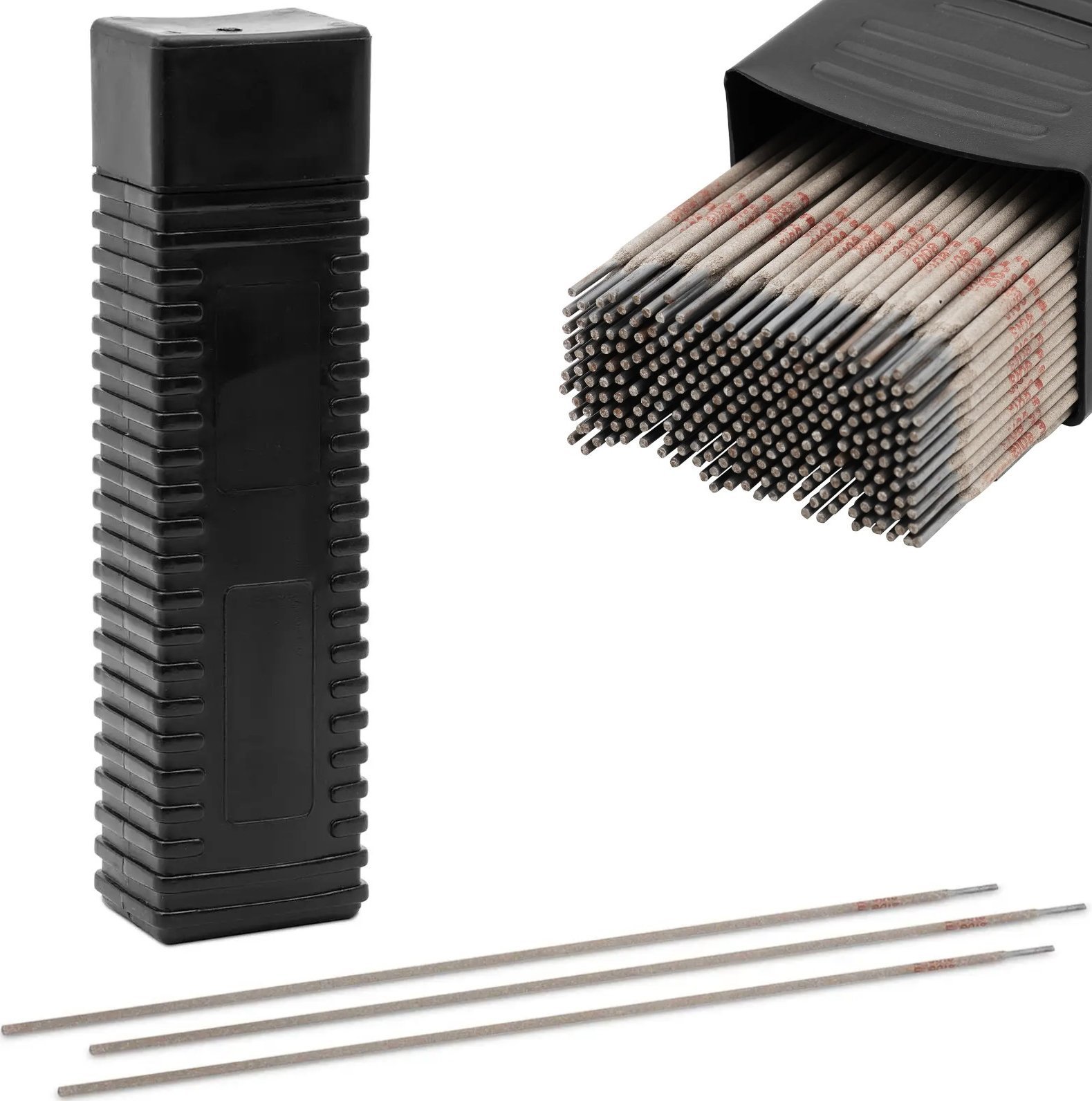 Stamos Germany Elektrody spawalnicze E6013 rutylowo celulozowe śr. 2.5 x 350 mm - zestaw 5 kg Elektrody spawalnicze E6013 rutylowo celulozowe śr. 2.5