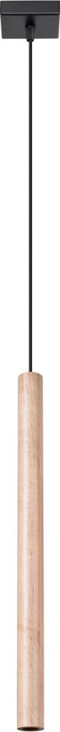 Lampa wisząca Sollux Lighting SOLLUX Lampa wisząca PASTELO 1 drewno 1 x G9 SL.1266
