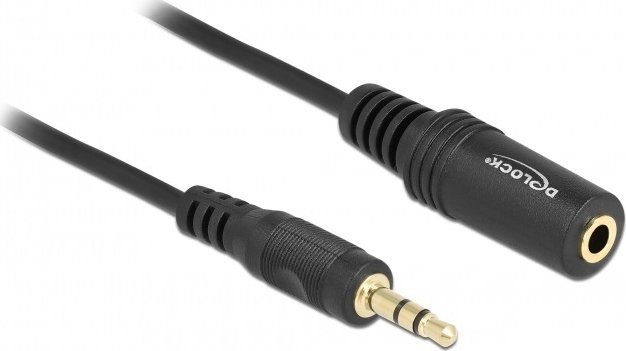 Kabel Delock Jack 3.5mm - Jack 3.5mm 3m czarny (84002)