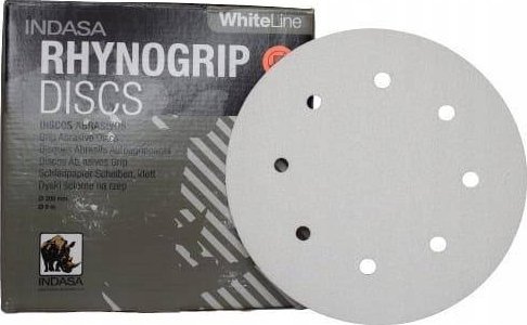 Indasa KRĄŻEK ŚCIERNY INDASA WHITE 203 mm 8H 180 50 szt