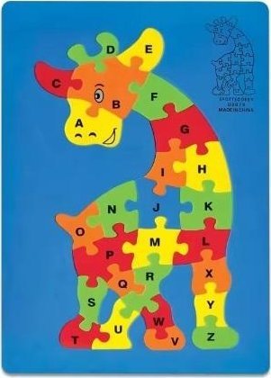 Puzzle piankowe Żyrafa