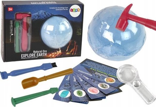 LeanToys Zestaw archeologa Wykopaliska Eksploracja Minerały