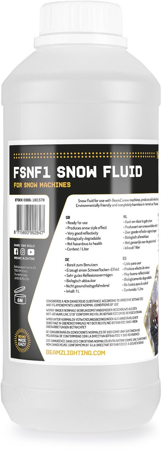Płyn do wytwornicy śniegu 1L BeamZ one size