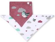 BabyOno 879/01-ŚLINIAK APASZKA PTASZKI