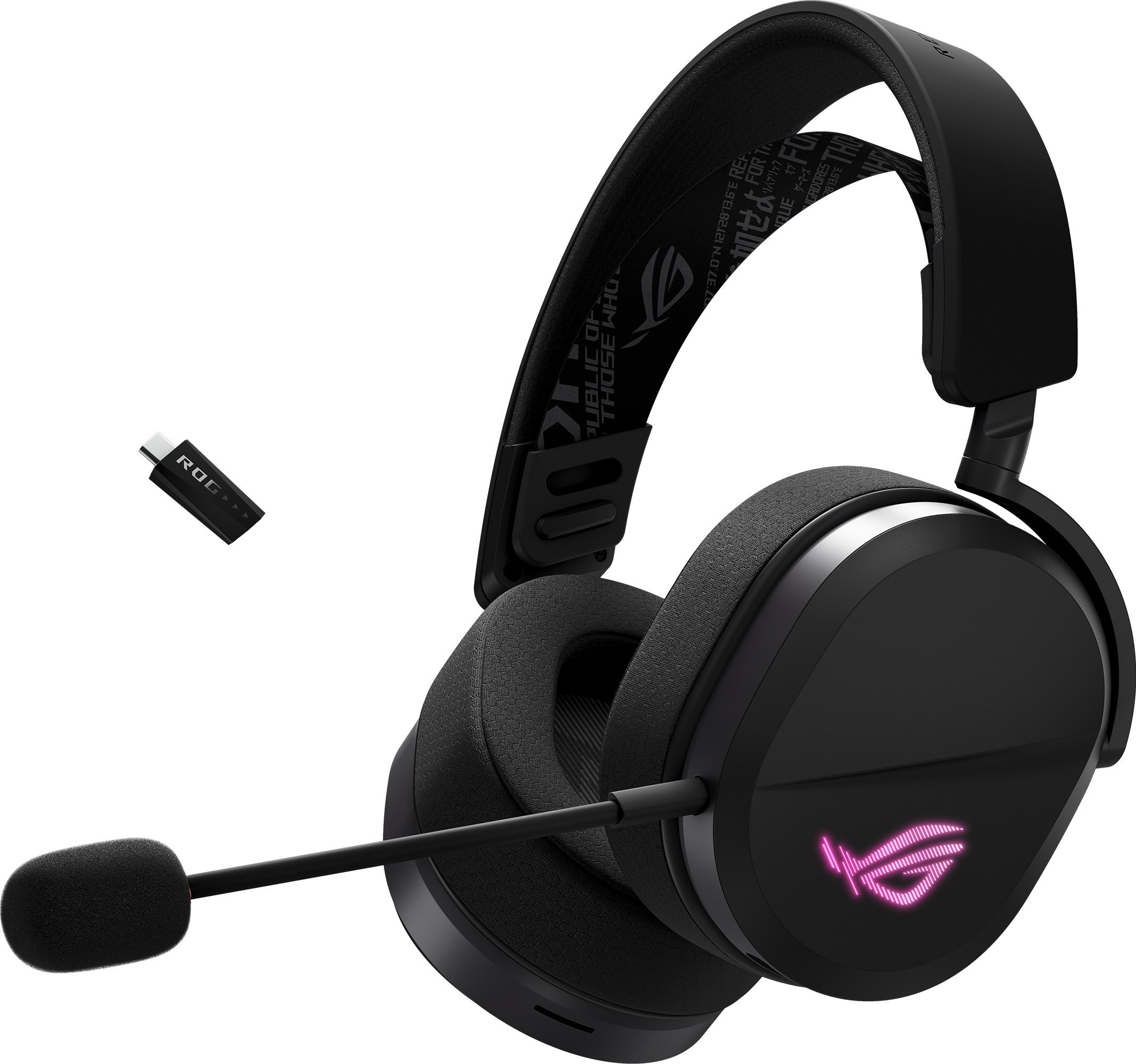 Słuchawki Asus ROG Pelta Czarne (90YH0410-BHUA00)