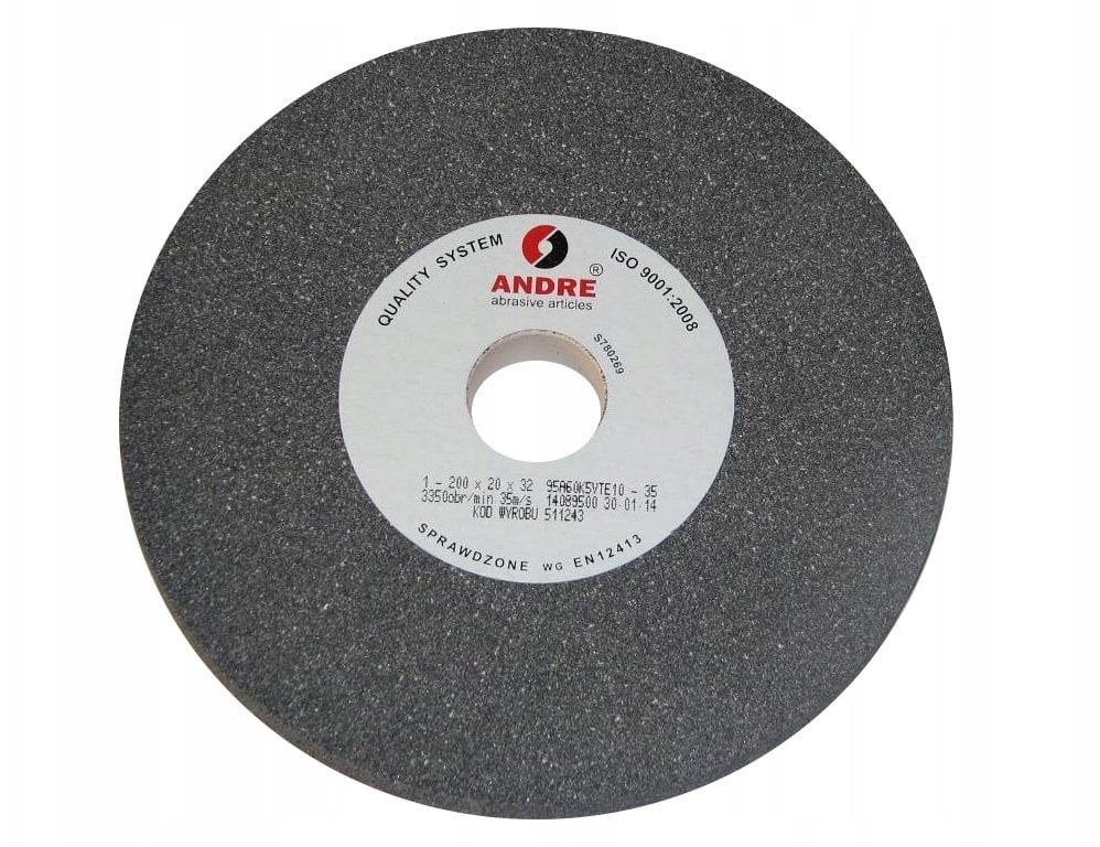 ANDRE ŚCIERNICA PŁASKA 200mm x 20mm x 32mm 95A60K5VTE10-35 SZARA "TYP 1"