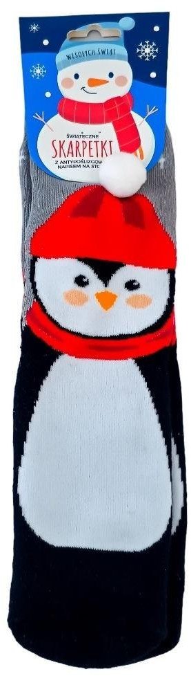 Skarpetki z pomponami Pingwin