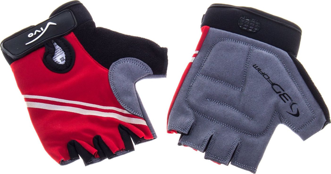 Vivo Rękawiczki rowerowe SB-01-8802 E czerwone XXXS