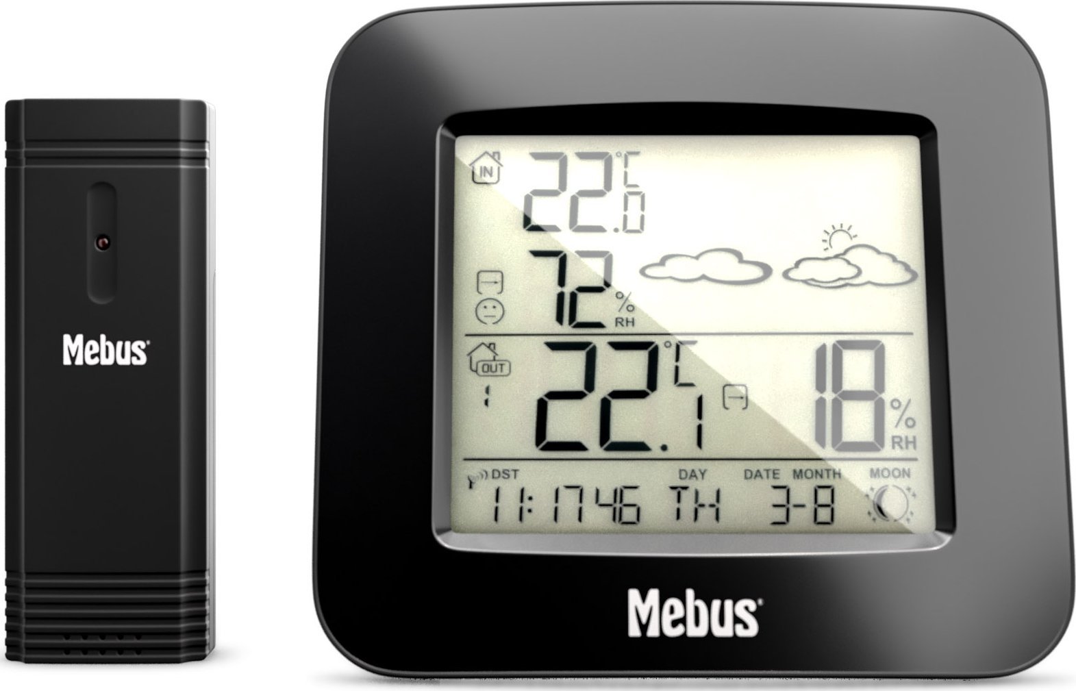 Stacja pogodowa Mebus Mebus 40715 Wireless Weather Station