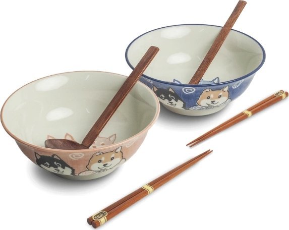 Zestaw misek do ramenu Shiba, 6 elementów - Edo Japan