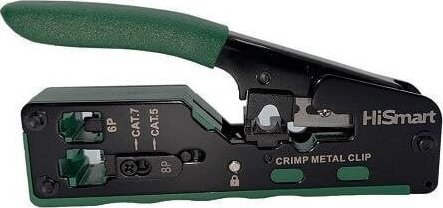 Hismart CAT5, CAT6, CAT7 laidų nukirpimo ir užspaudimo replės