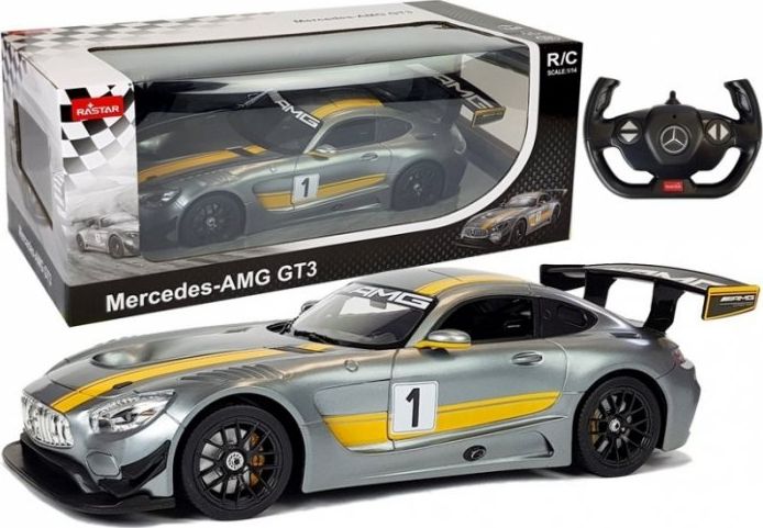 Rastar Auto R/C Mercedes AMG GT3 Rastar 1:14 Szare na pilota