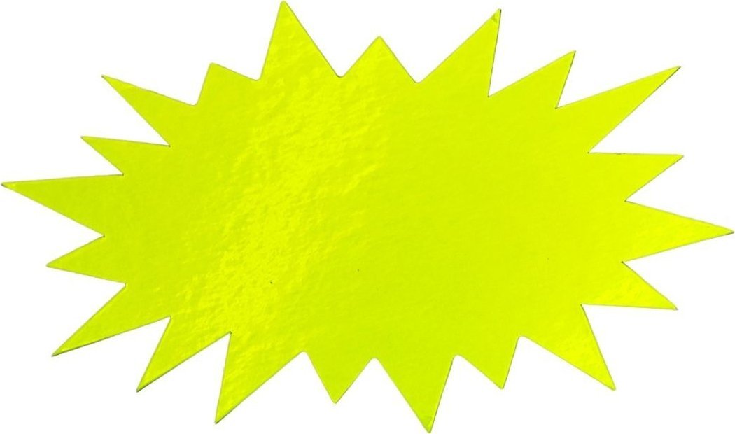 StudioCen Gwiazdki promocyjne żółte 10 sztuk