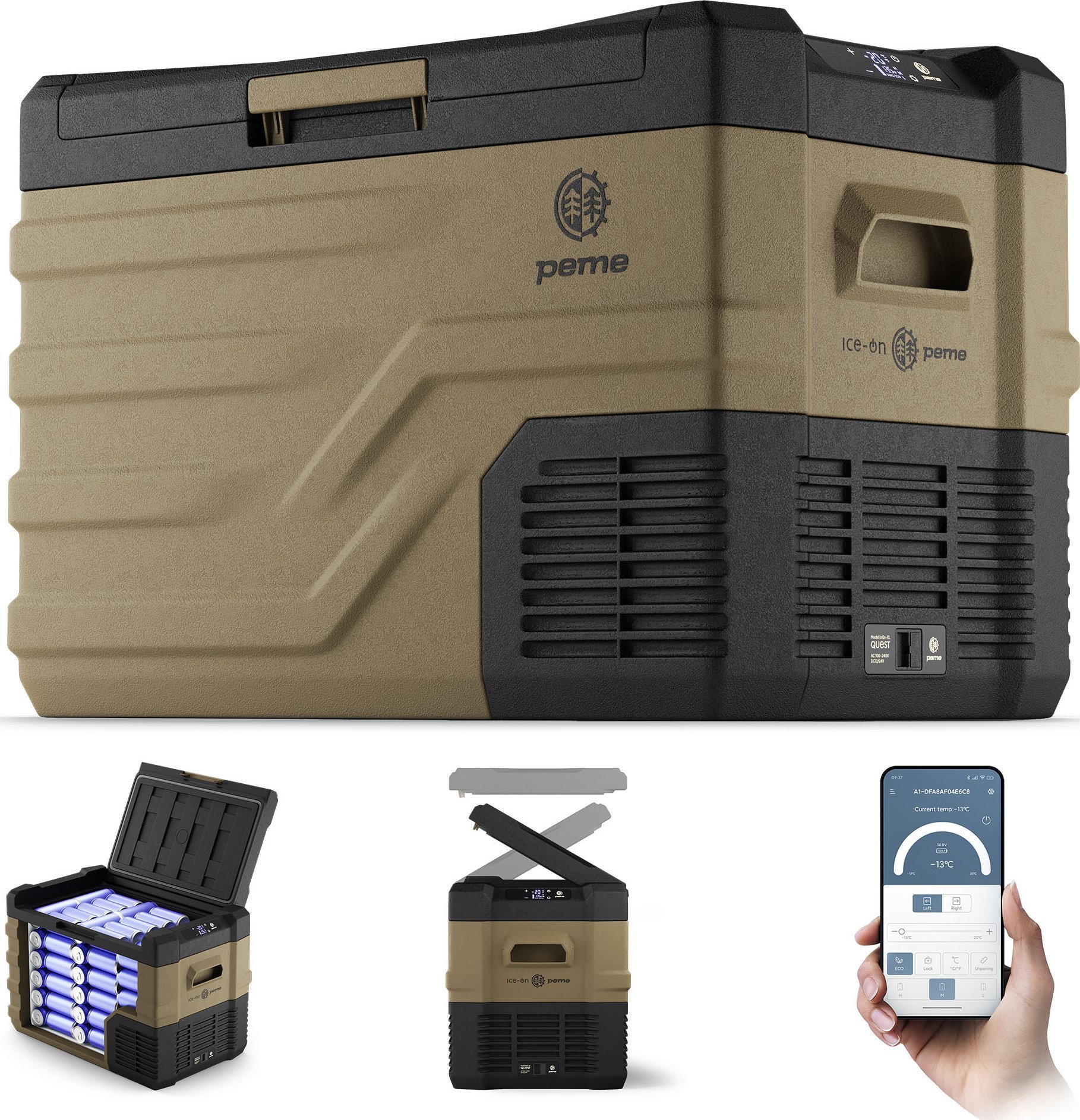 Lodówka turystyczna Peme Quest 40 Storm Sand