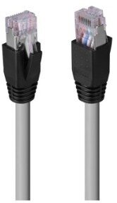 70-metrowy kabel sieciowy Cat.6A U/FTP LSZH Solid Core, szary