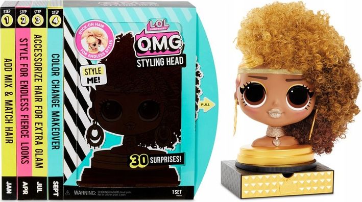 MGA LOL OMG Głowa do stylizacji Royal Bee 27cm (566229)