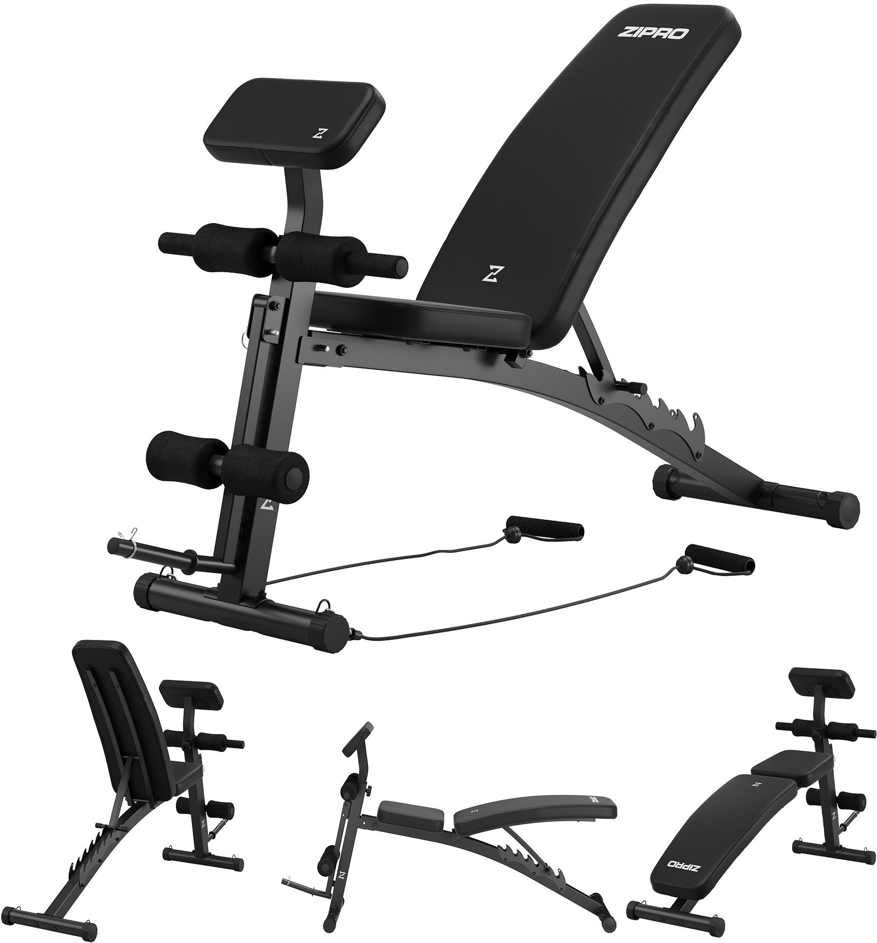 Ławeczka do ćwiczeń Volume z prasą do nóg i modlitewnikiem