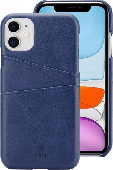 Crong Neat Cover - Etui iPhone 11 Pro z kieszeniami (niebieski)