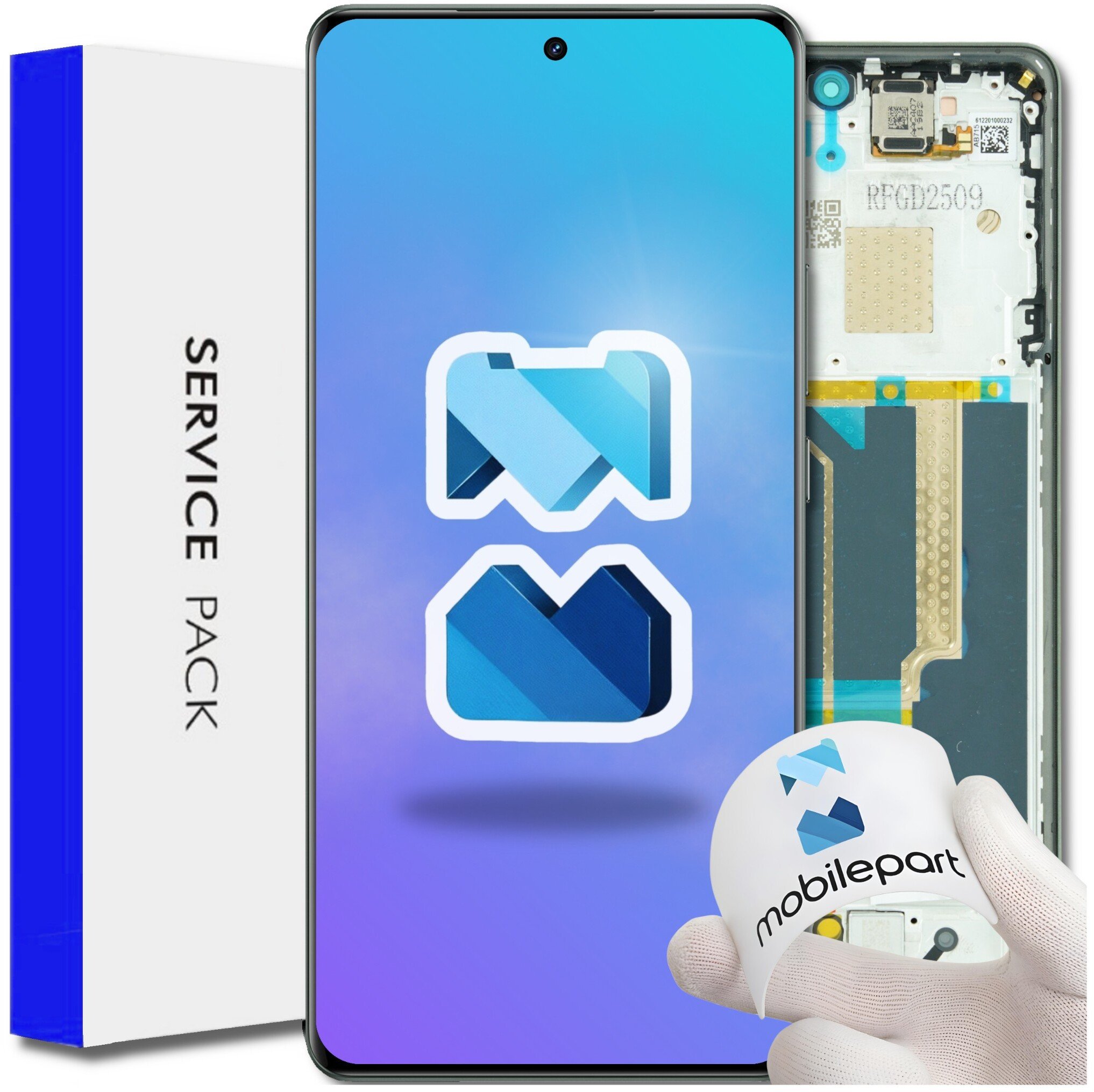 Wyświetlacz do Realme GT 6 LCD RMX3851 Ekran Ramka Oryginał Mobilepart