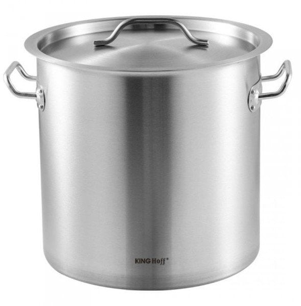 GARNEK GASTRONOMICZNY Z POKRYWĄ STALOWĄ 21L KINGHOFF KH-1962
