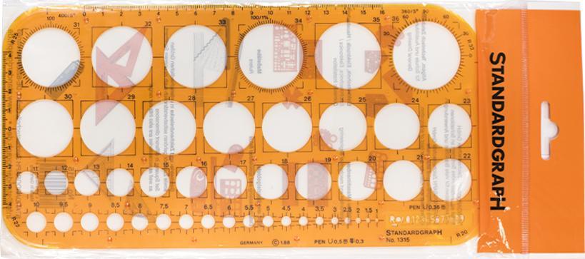 Standardgraph Szablon 1315 Standardgraph koła 45