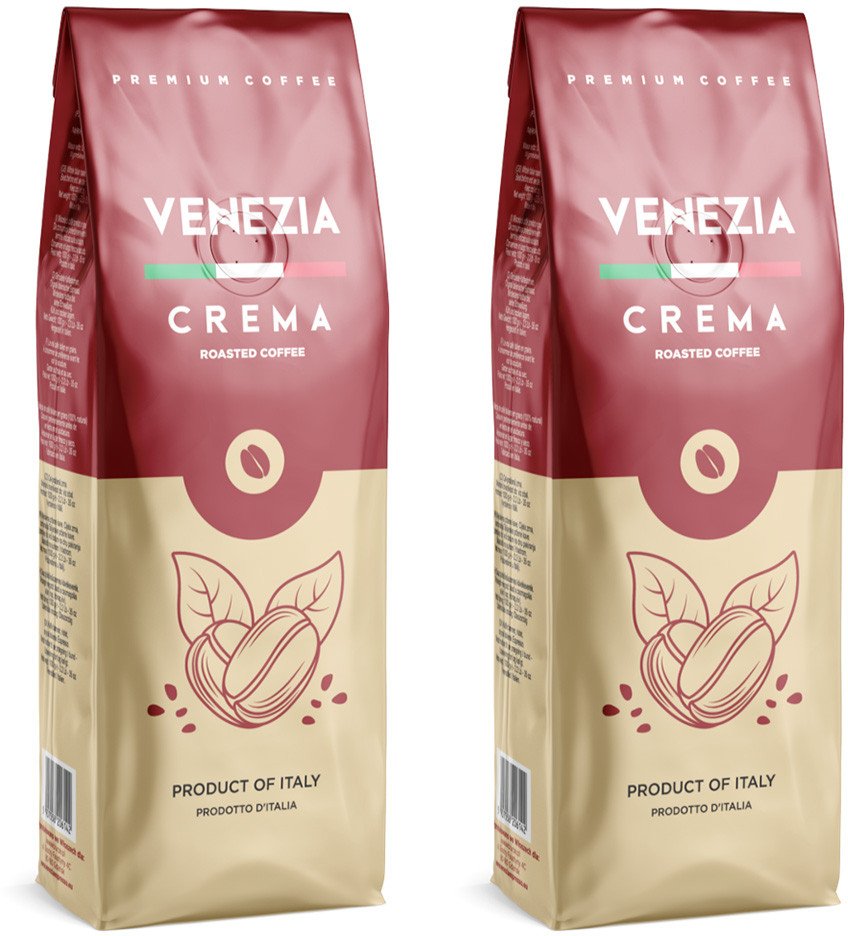 Kawa ziarnista 2x 1kg VENEZIA Crema