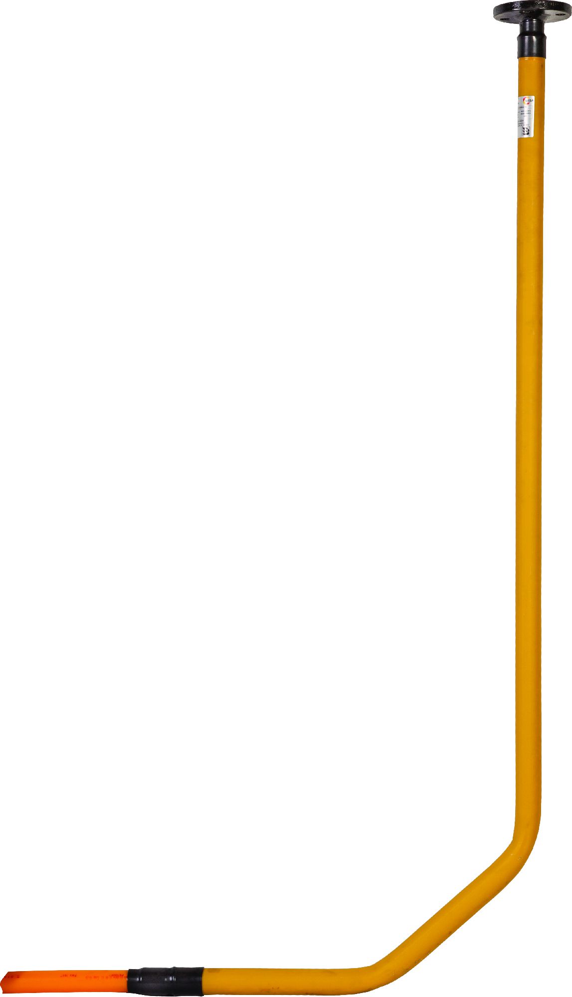 Weba Przyłącze gazu stalowe z rury preizolowanej, PE32 x gwint 5/4", L=500xH=1500 (05-10-0032-42)