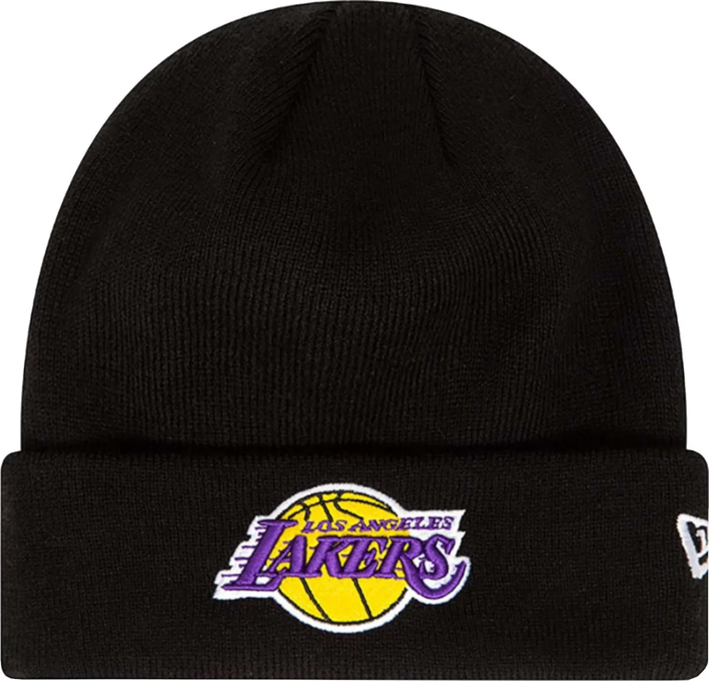 New Era New Era Essential Cuff Beanie Los Angeles Lakers Hat 60348856 Czarne One size