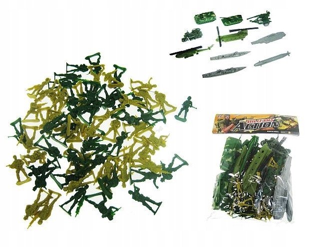 Zestaw żołnierzy armia z pojazdami HFZ03 43419