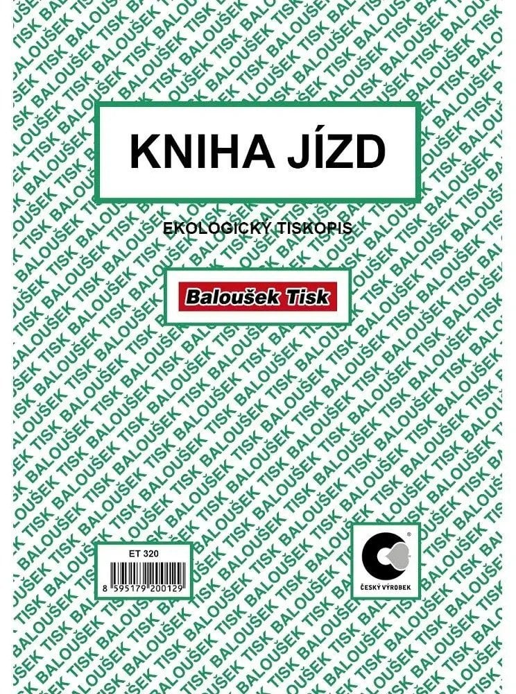 Neutralle Książka jazd ET320 A5 3x52szt. 3 szt cena za 1 szt Balouś