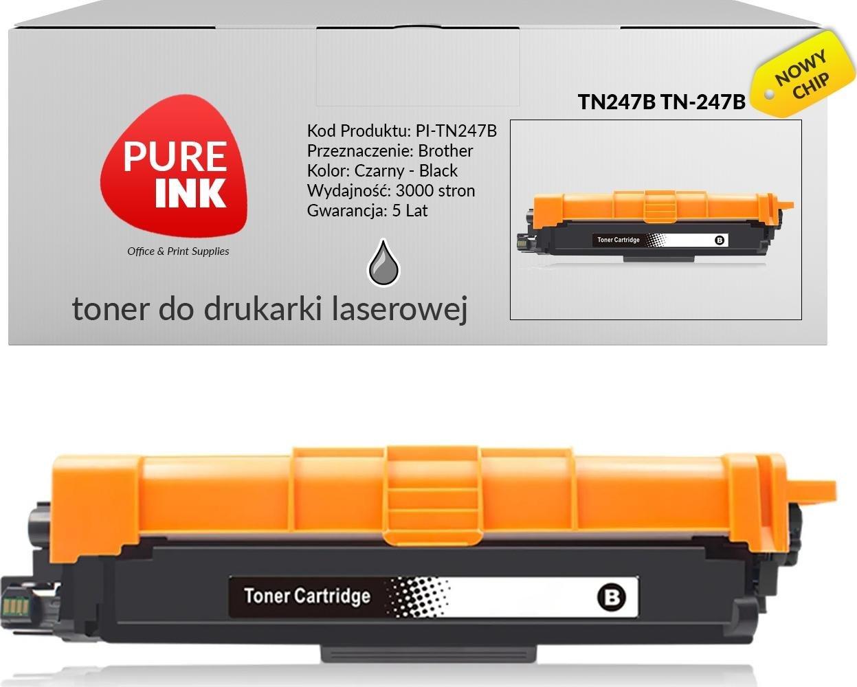 Toner Pureink Black Zamiennik TN-247