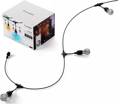 Nanoleaf Nanoleaf Essentials Smart Multicolour Outdoor String Light Expansion Pack - wielokolorowe lampki zewnętrzne 15 m, 55 Lm/żarówka 24 W 2700 K -