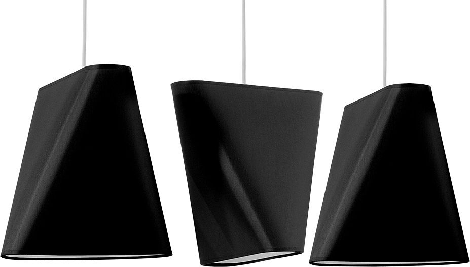 Lampa wisząca Lumes Czarny żyrandol listwa nad stół - EX705-Blux