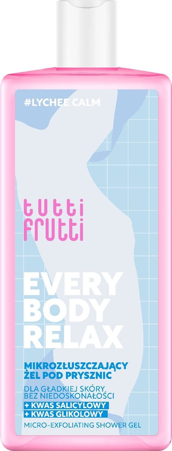 TUTTI FRUTTI Everybody Relax Mikrozłuszczający żel pod prysznic 400 ml